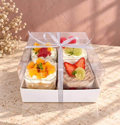 Hộp dessert trái cây 4 ngăn