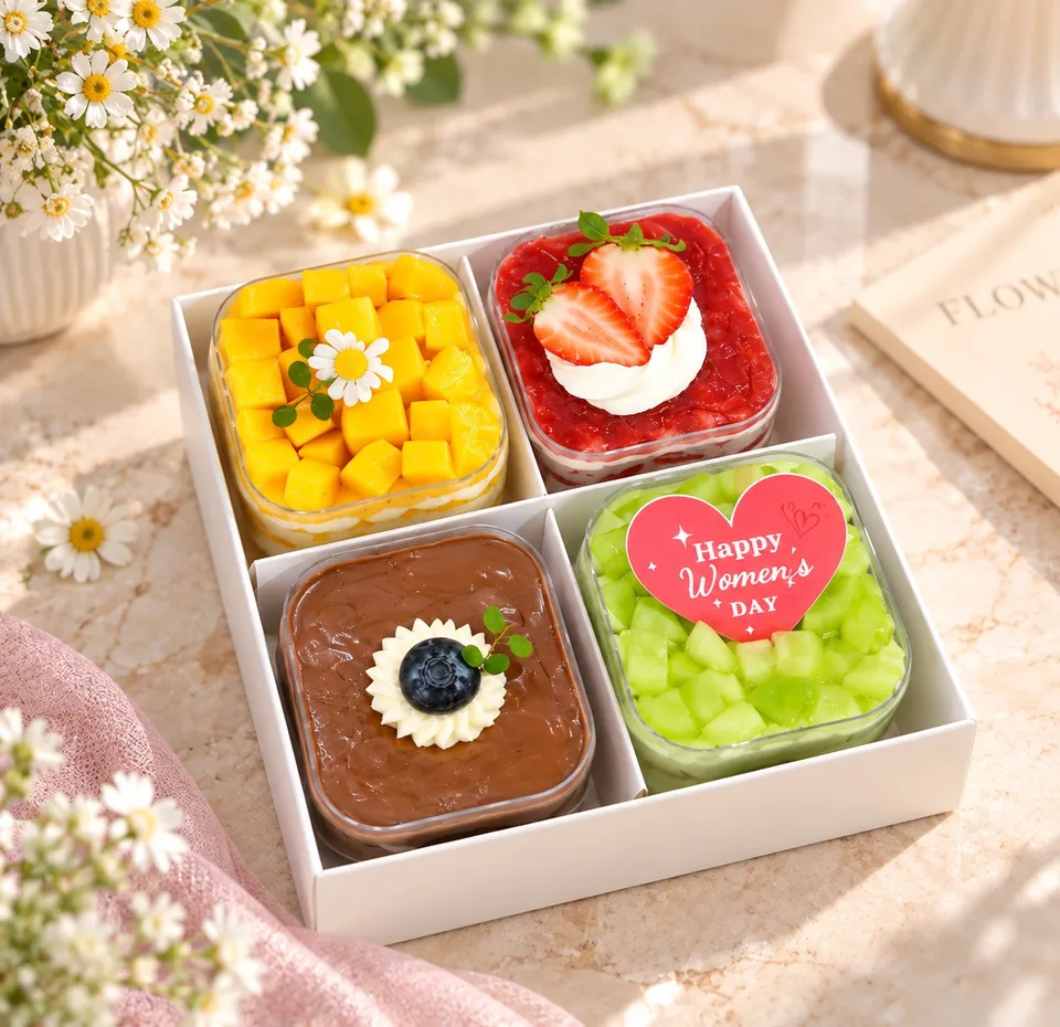 Set 4 hũ dessert trái cây 20/10